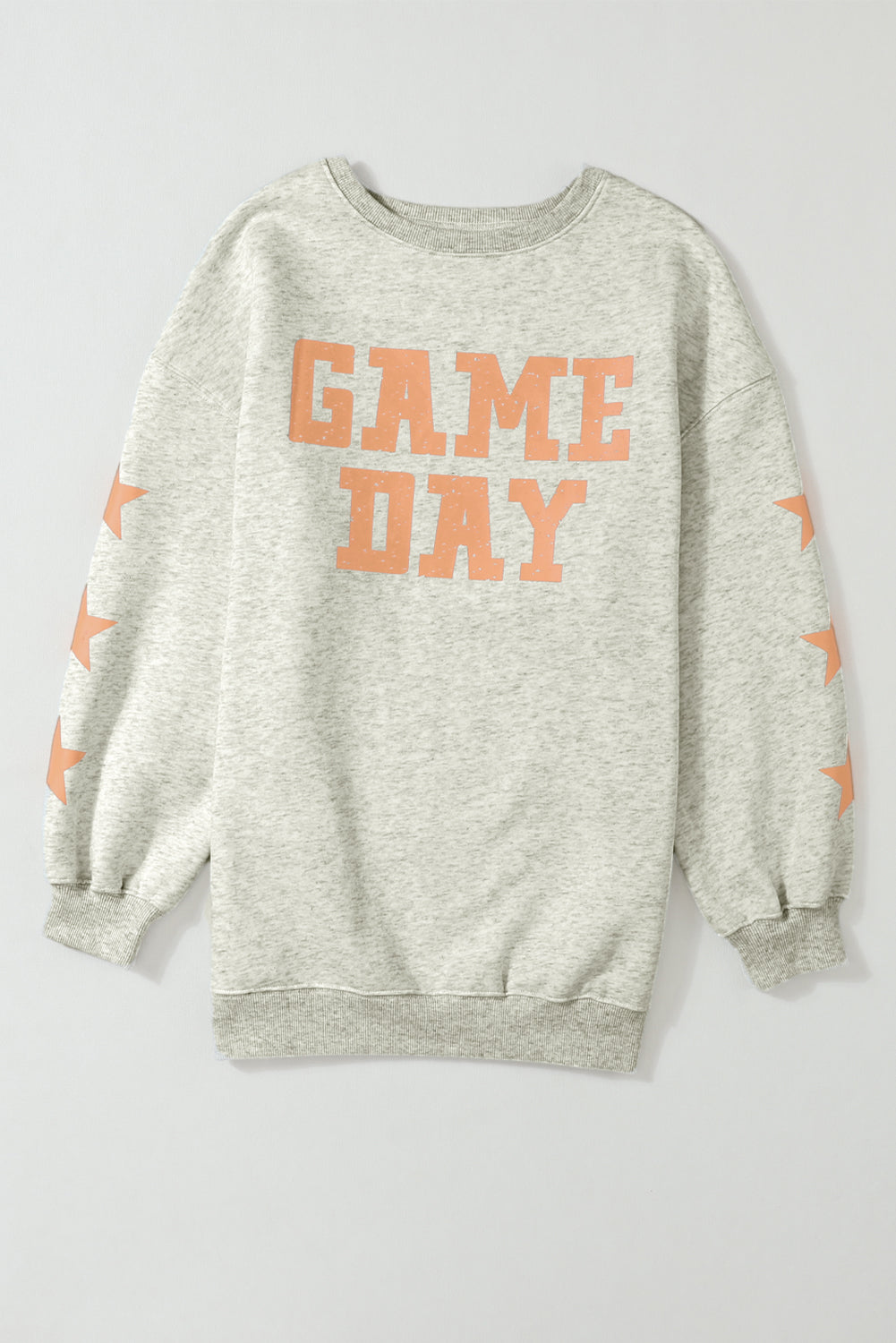 Grapefruit Orange Game Day Graphic Rugby Football Season Sweatshirt