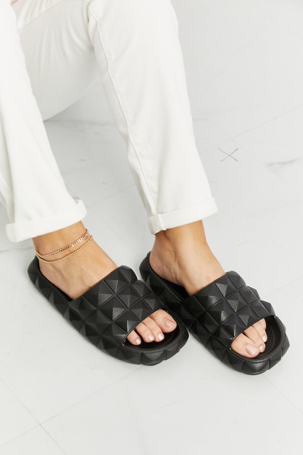 Legend Let's Chill 3D Stud Slide Sandals