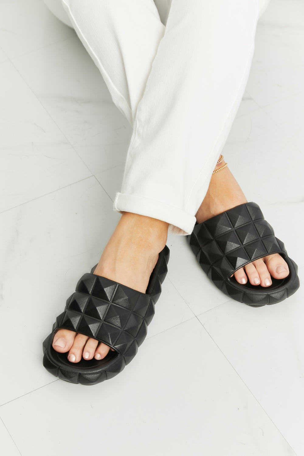 Legend Let's Chill 3D Stud Slide Sandals