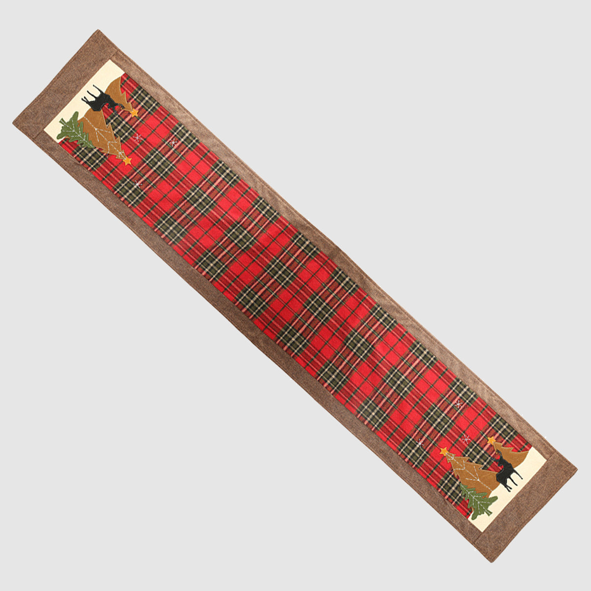 Plaid Christmas Table Runner