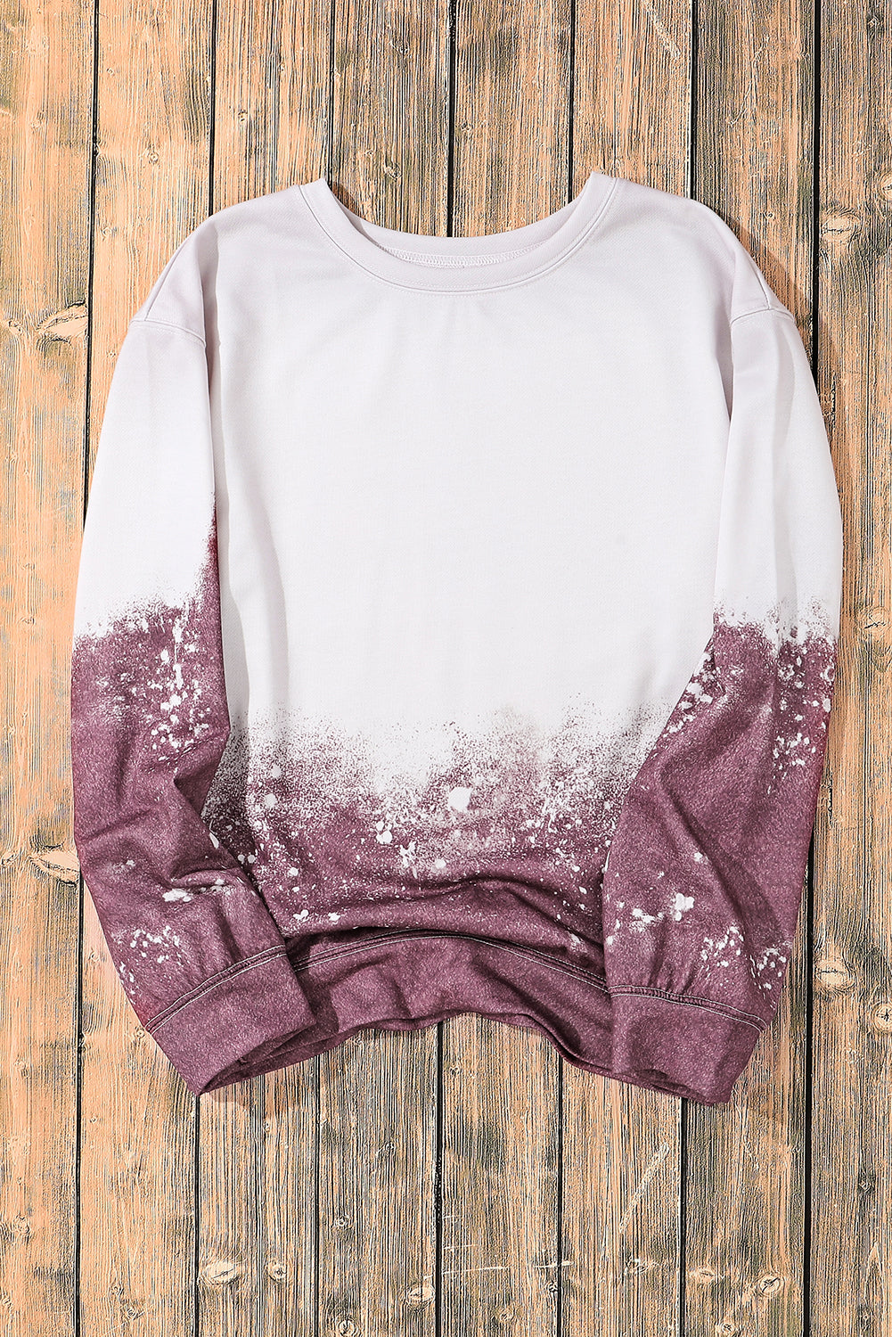 Tie Dye Gradient Pullover Sweatshirt